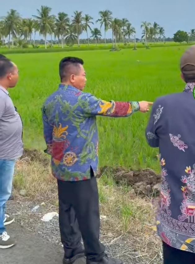 Bupati Kapuas Kunjungan Kerja ke Tamban Catur, Dorong Program Ketahanan Pangan